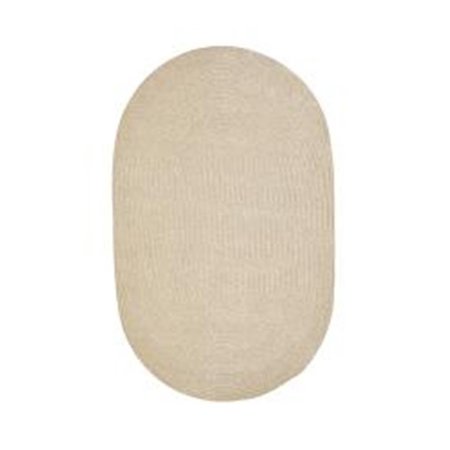 BETTER TRENDS 3.6 x 5.6 in. Chenille Reversible Rug - Dove BRCR4266DV